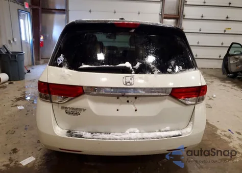 2016 Honda Odyssey Exl z USA, uszkodzony, nr VIN 5FNRL5H65GB097647